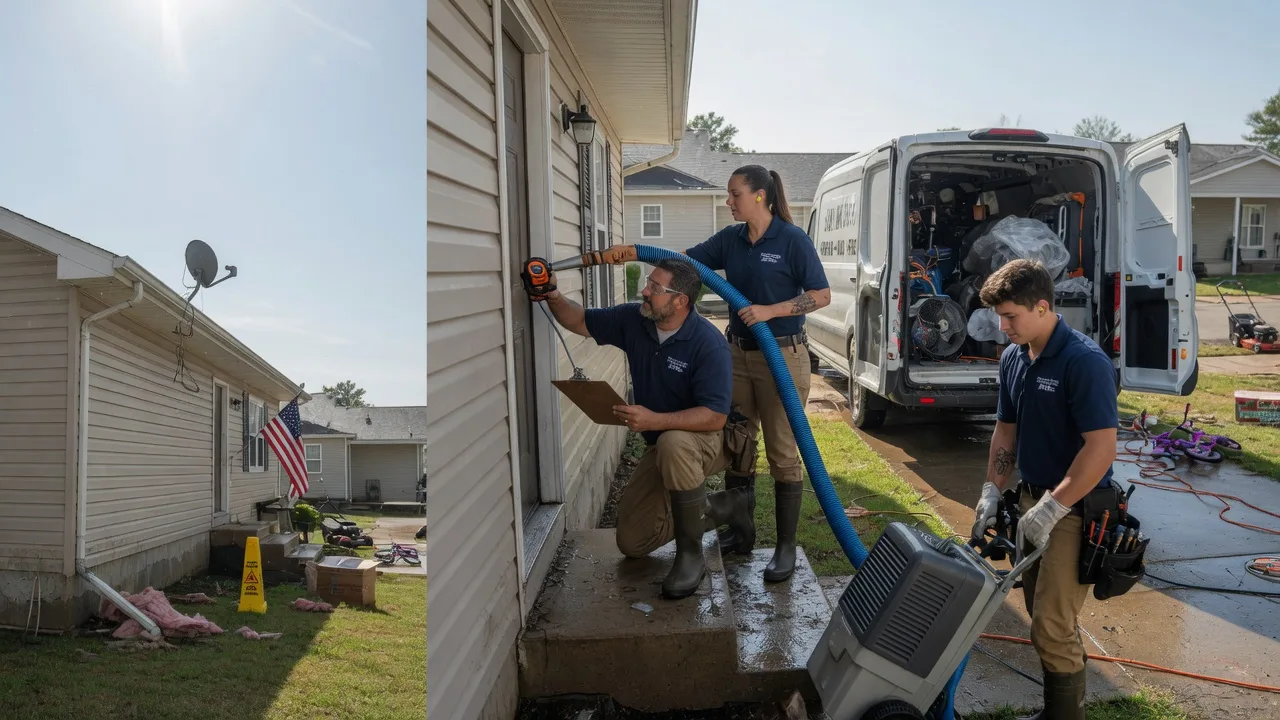 Ceiling Water Damage Restoration in Olin, IA near me